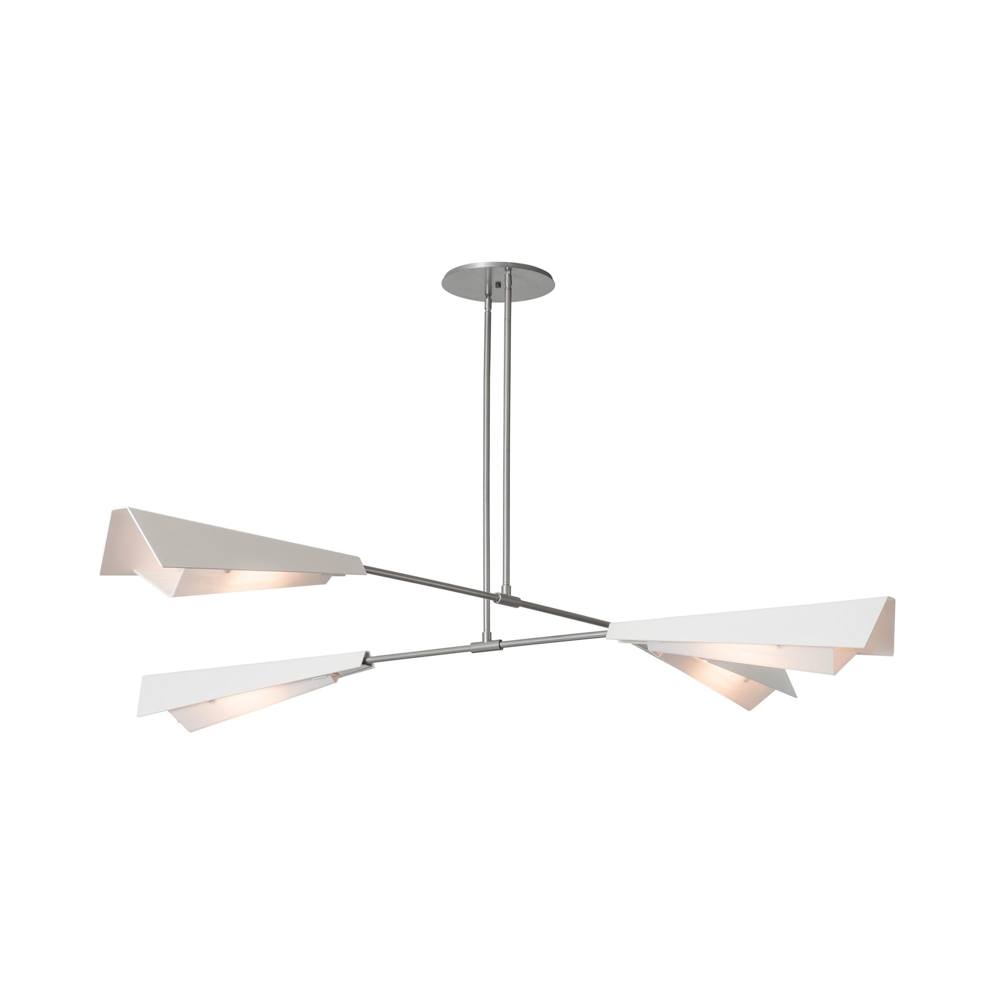 Vertex Semi Flush Convertible Pendant Light.