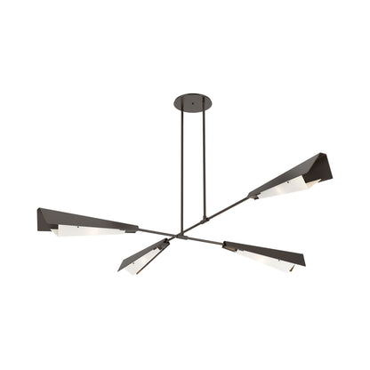 Vertex Semi Flush Convertible Pendant Light in Oil Rubbed Bronze/Oil Rubbed Bronze.