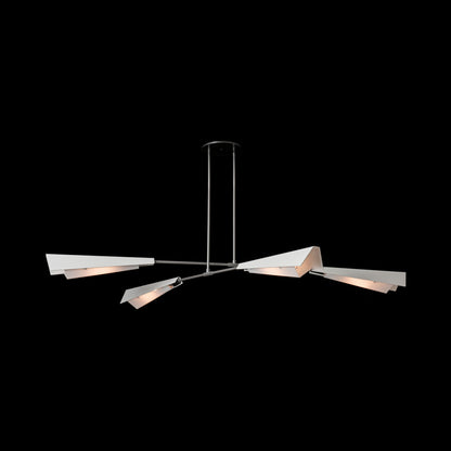 Vertex Semi Flush Convertible Pendant Light in Detail.