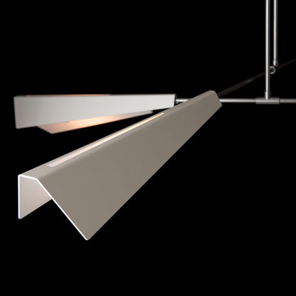 Vertex Semi Flush Convertible Pendant Light in Detail.