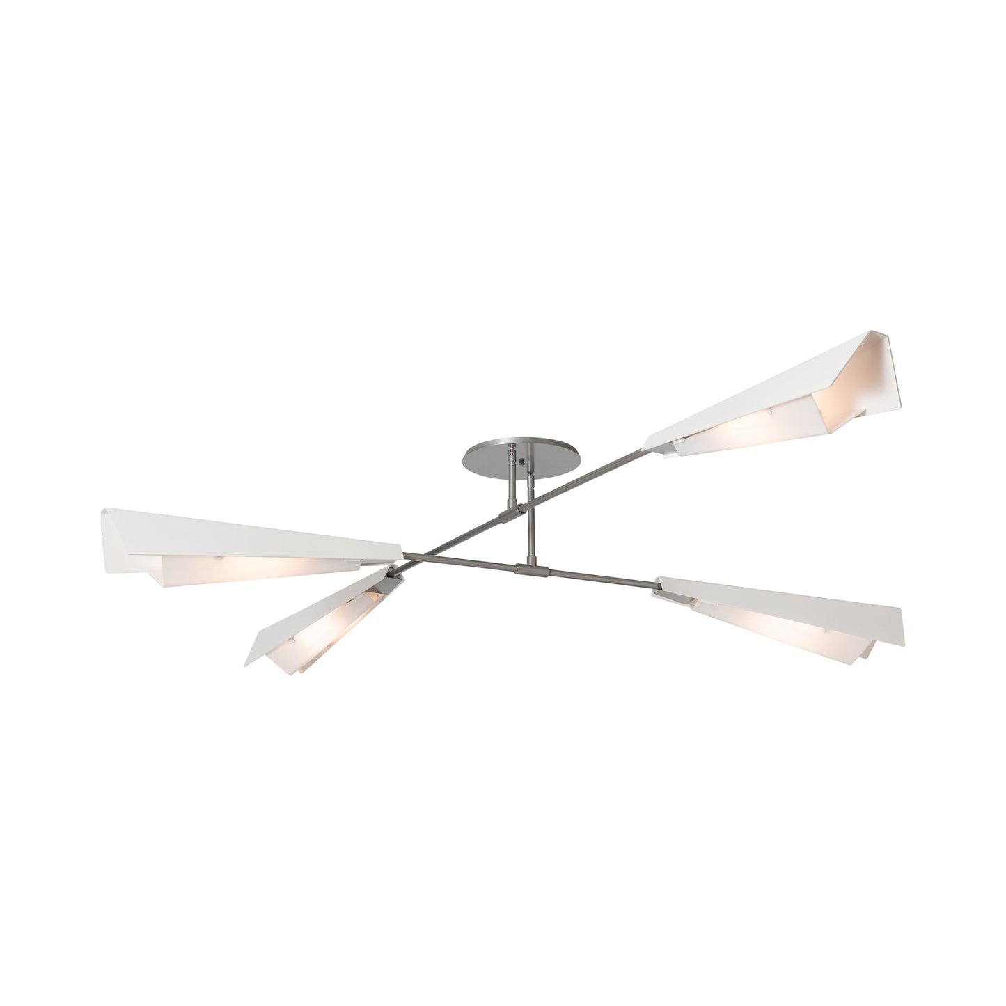 Vertex Semi Flush Convertible Pendant Light in Detail.