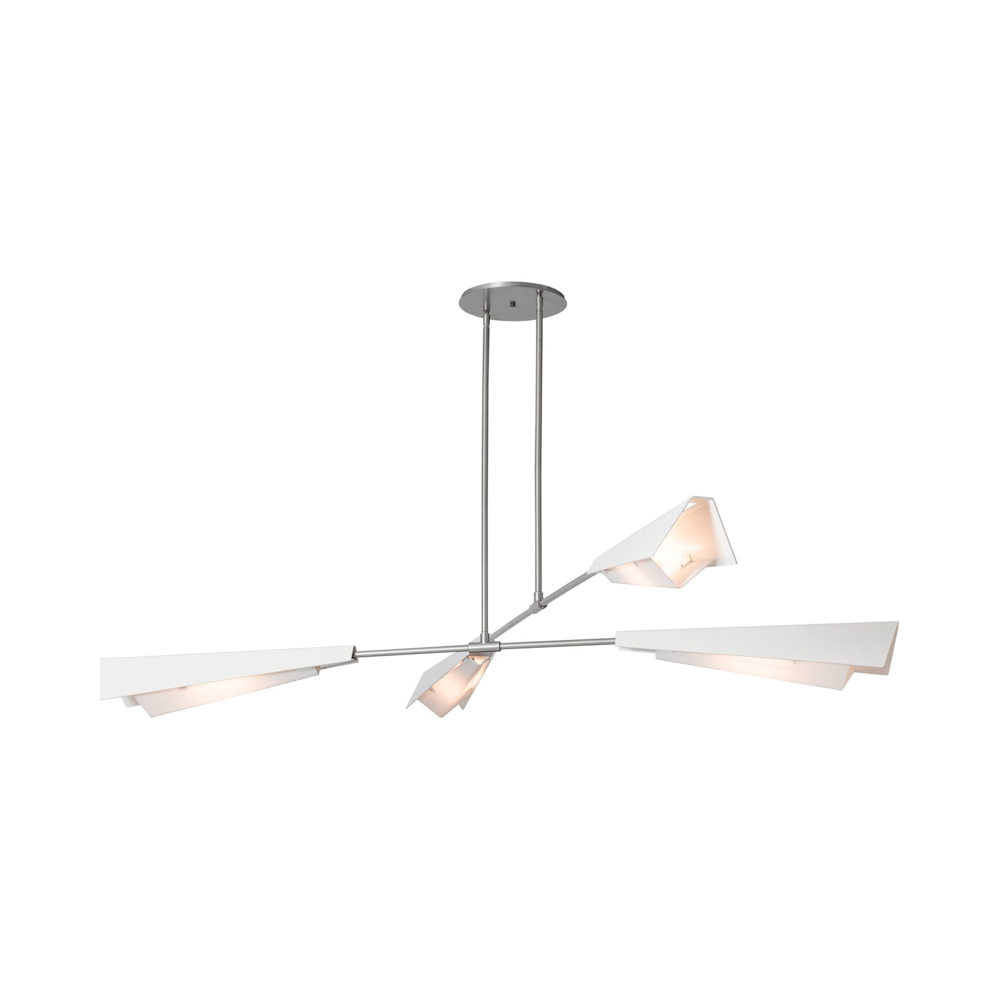 Vertex Semi Flush Convertible Pendant Light in Detail.