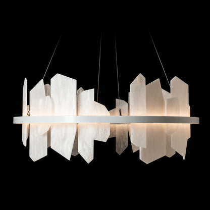 Volterra Circular LED Pendant Light in Detail.