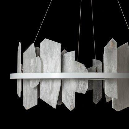 Volterra Circular LED Pendant Light in Detail.