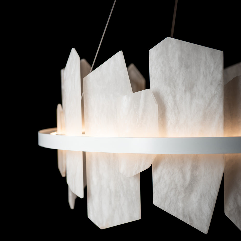 Volterra Circular LED Pendant Light in Detail.