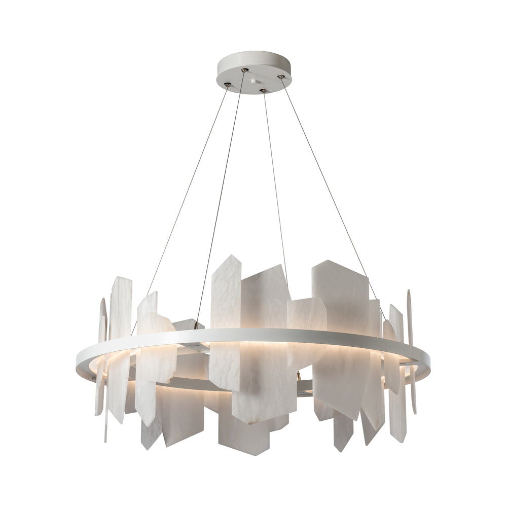 Volterra Circular LED Pendant Light in Detail.