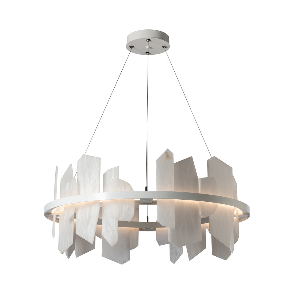 Volterra Circular LED Pendant Light in Detail.