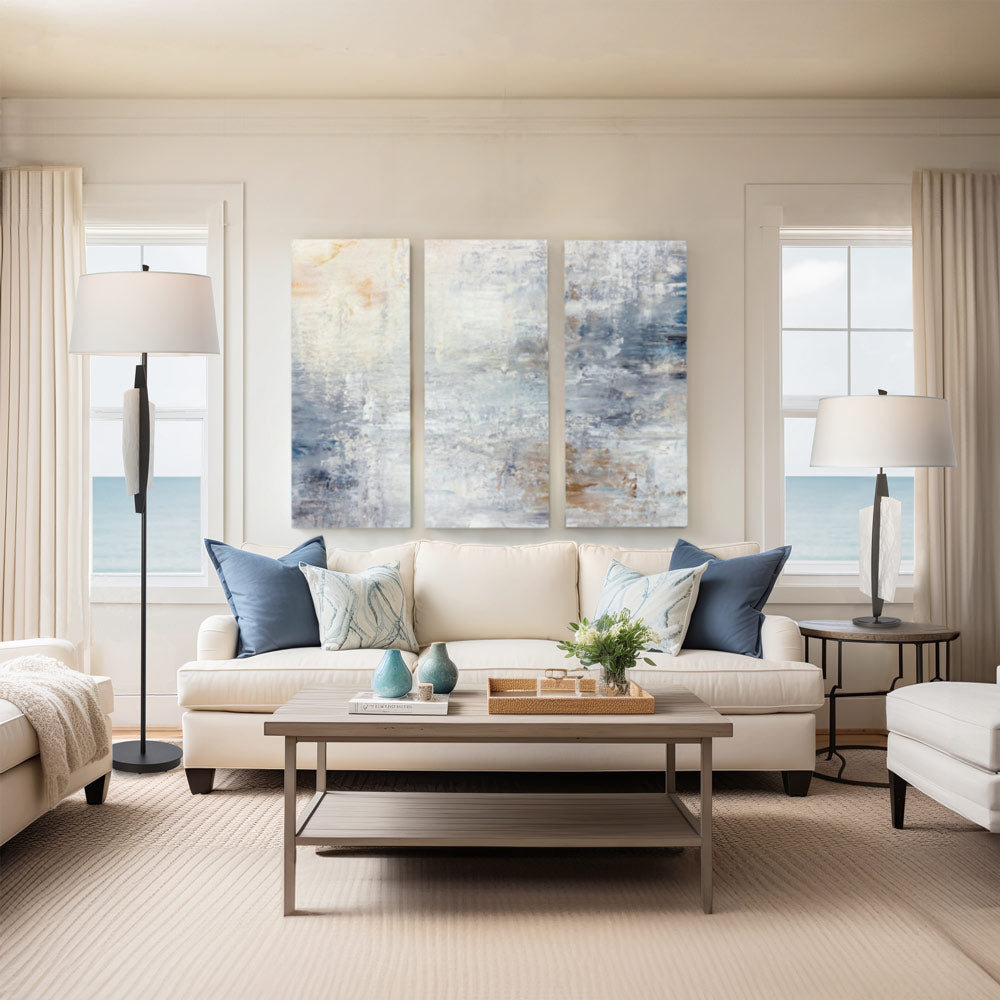 Volterra Floor Lamp in living room.