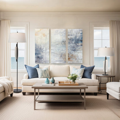 Volterra Floor Lamp in living room.