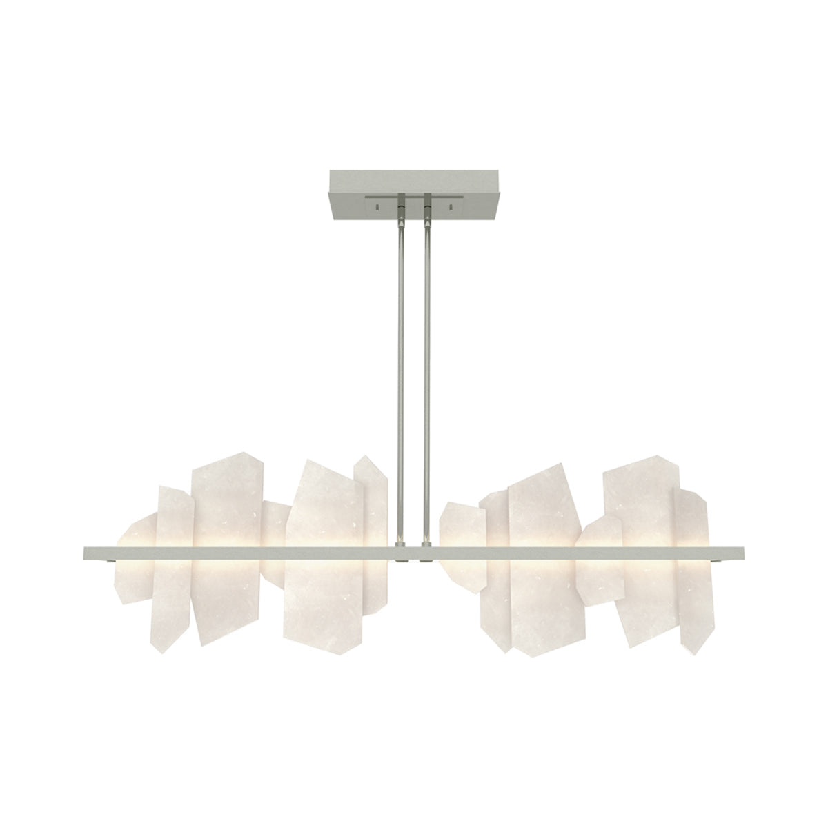 Volterra Linear LED Pendant Light in Sterling.