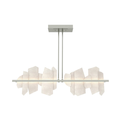 Volterra Linear LED Pendant Light in Sterling.