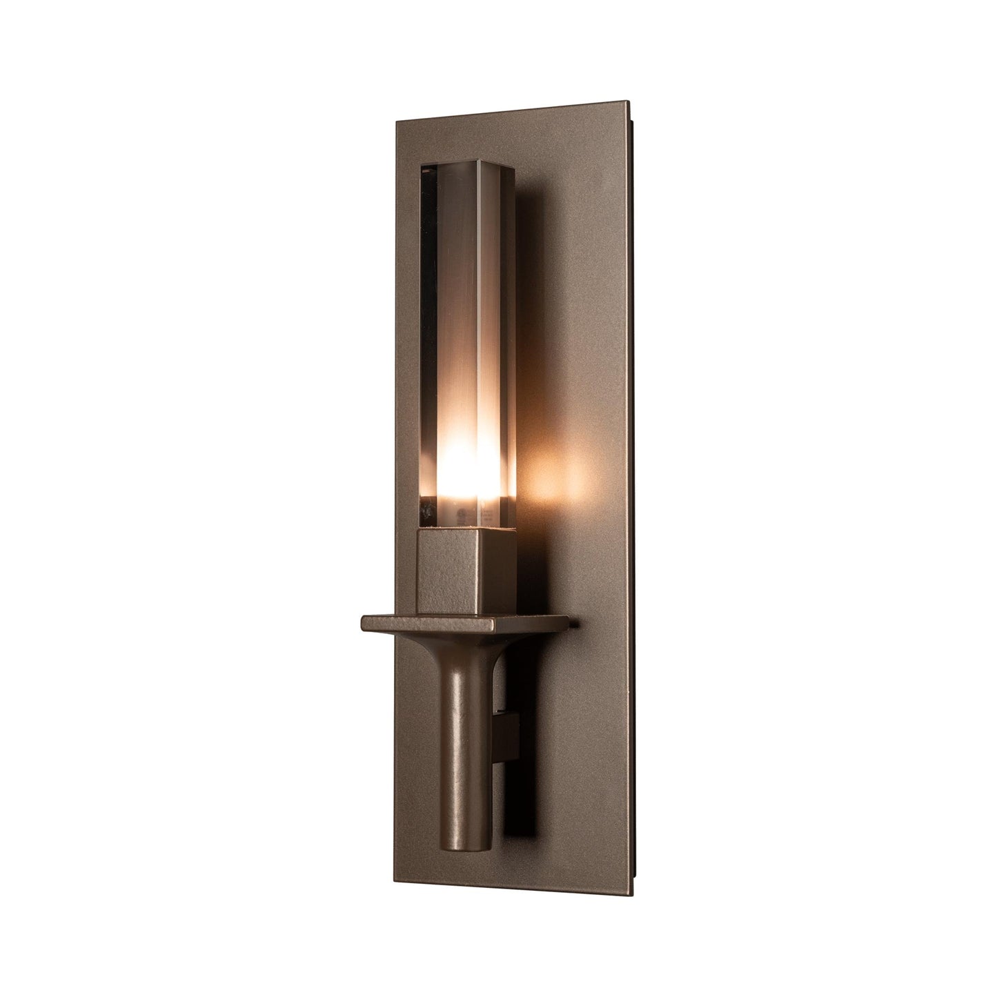 Windsor Wall Light in Bronze/Mirrored Smoke Glass.