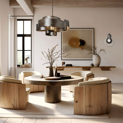 Zen Pendant Light in living room.