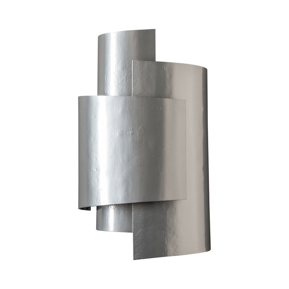 Zen Wall Light in Sterling.