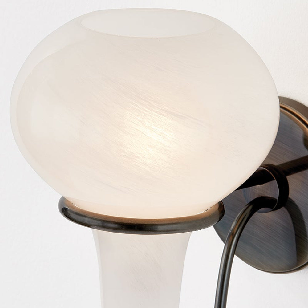 Adams Corner Wall Light in Detail.