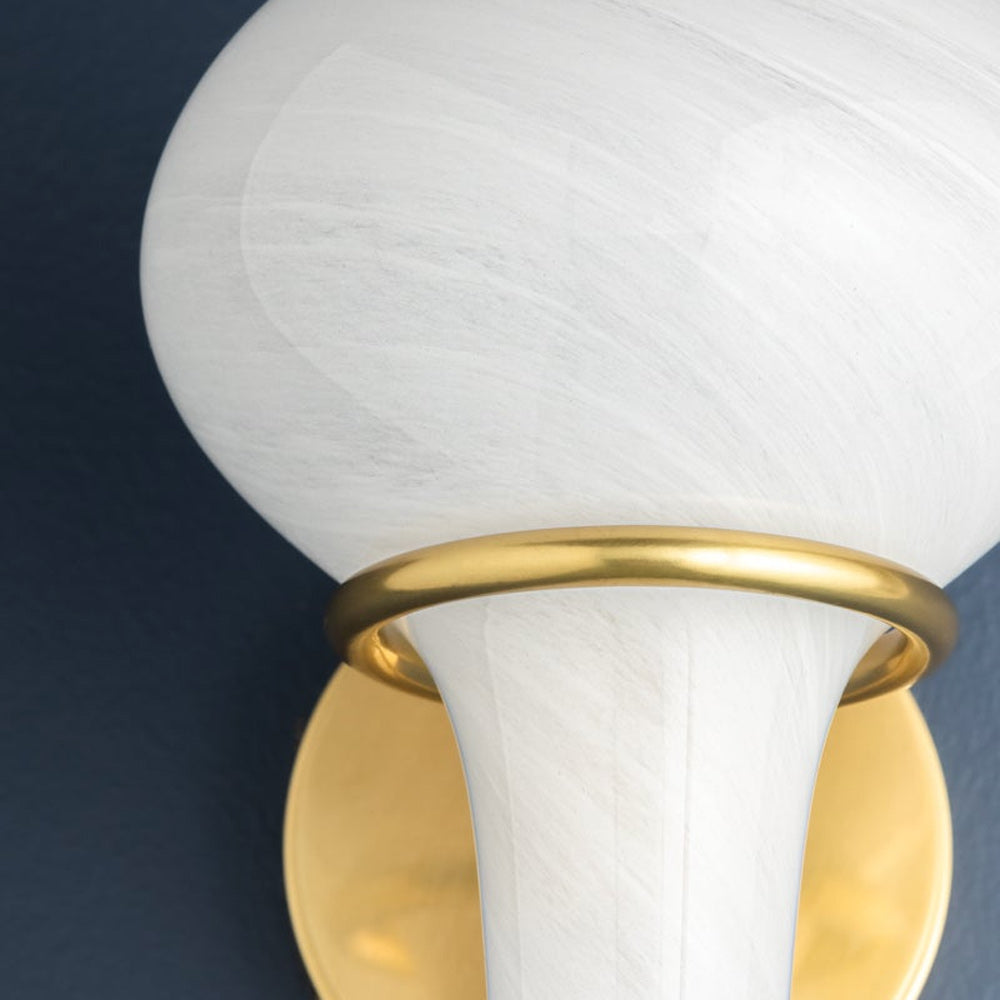 Adams Corner Wall Light in Detail.