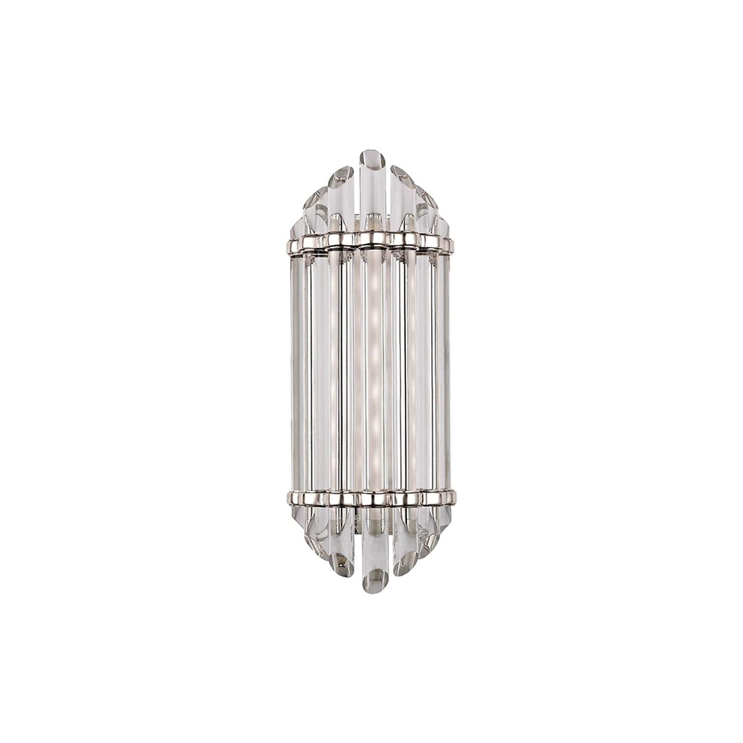 Albion LED Bath Vanity Light in Polished Nickel (Small).