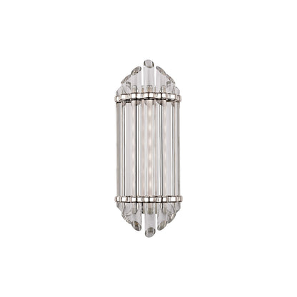 Albion LED Bath Vanity Light in Polished Nickel (Small).