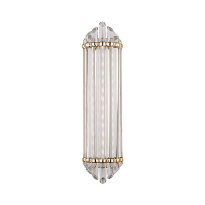 Albion LED Bath Vanity Light in Aged Brass (Large).