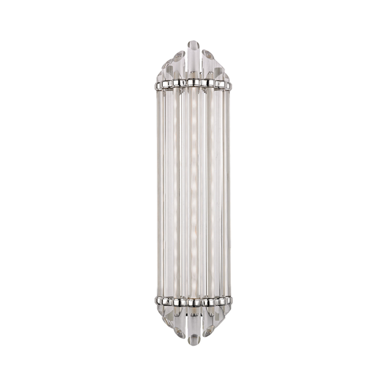 Albion LED Bath Vanity Light in Polished Nickel (Large).