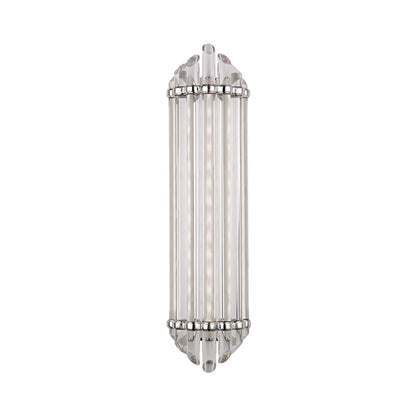 Albion LED Bath Vanity Light in Polished Nickel (Large).