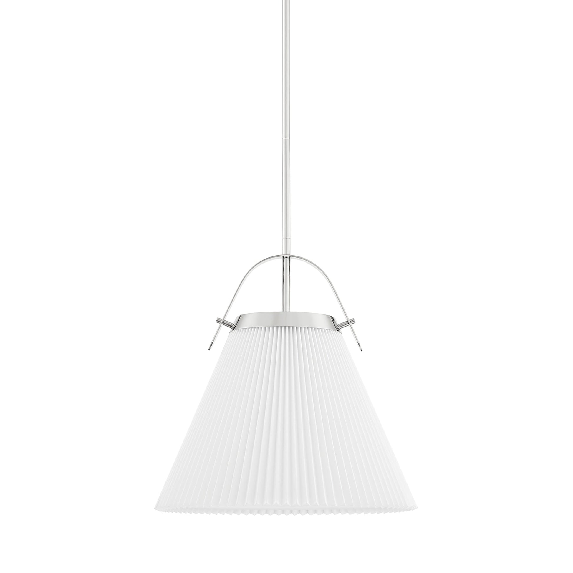 Aldridge Pendant Light in Polished Nickel (Small).