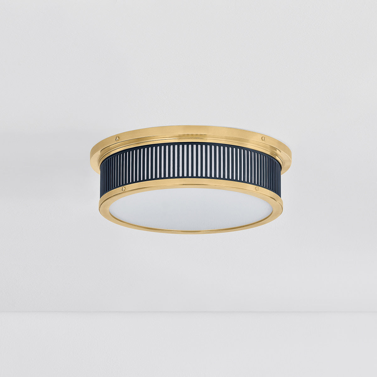 Ashdown Round LED Flush Mount Ceiling Light in Detail.
