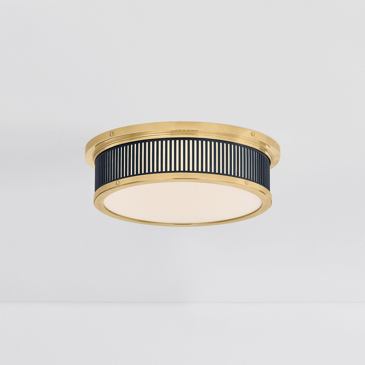 Ashdown Round LED Flush Mount Ceiling Light in Detail.