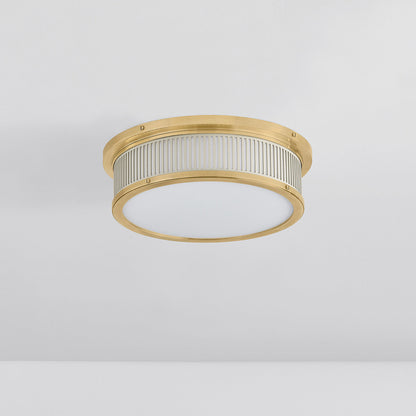 Ashdown Round LED Flush Mount Ceiling Light in Detail.