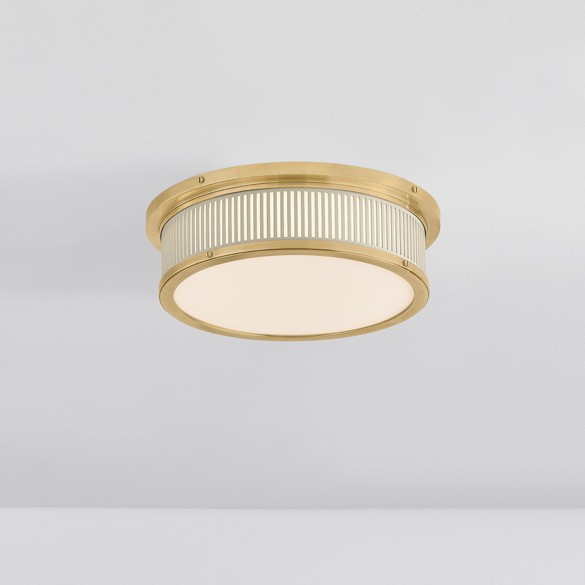 Ashdown Round LED Flush Mount Ceiling Light in Detail.