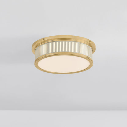 Ashdown Round LED Flush Mount Ceiling Light in Detail.