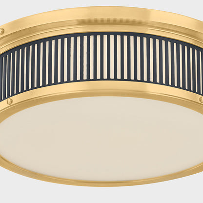 Ashdown Round LED Flush Mount Ceiling Light in Detail.