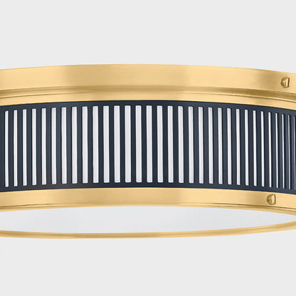 Ashdown Round LED Flush Mount Ceiling Light in Detail.