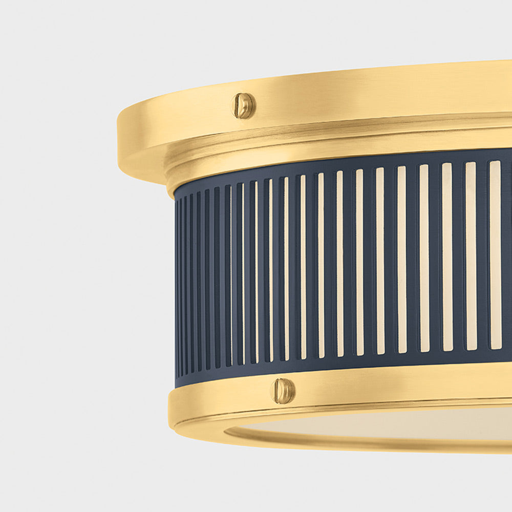 Ashdown Round LED Flush Mount Ceiling Light in Detail.