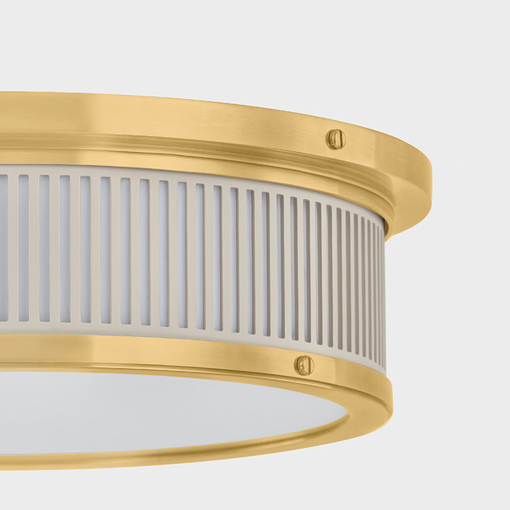 Ashdown Round LED Flush Mount Ceiling Light in Detail.