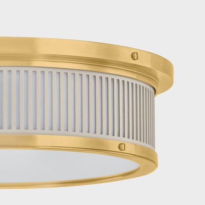 Ashdown Round LED Flush Mount Ceiling Light in Detail.