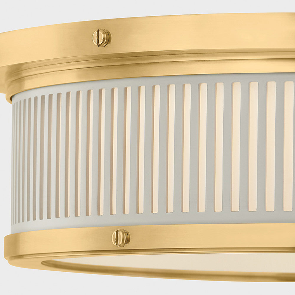 Ashdown Round LED Flush Mount Ceiling Light in Detail.