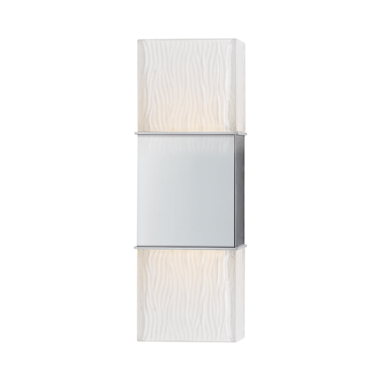Aurora Wall Light in Polished Chrome.