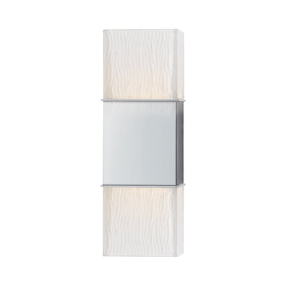 Aurora Wall Light in Polished Chrome.