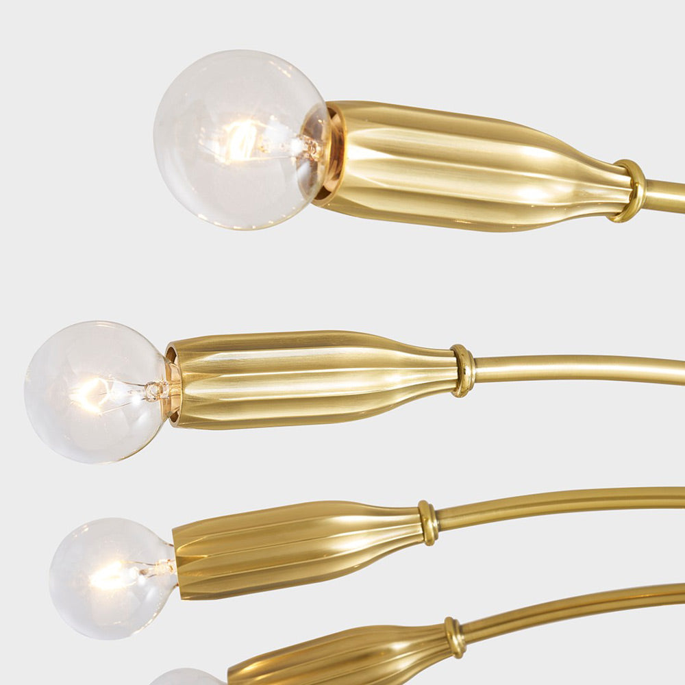 Barney Semi Flush Mount Ceiling Light in Detail.