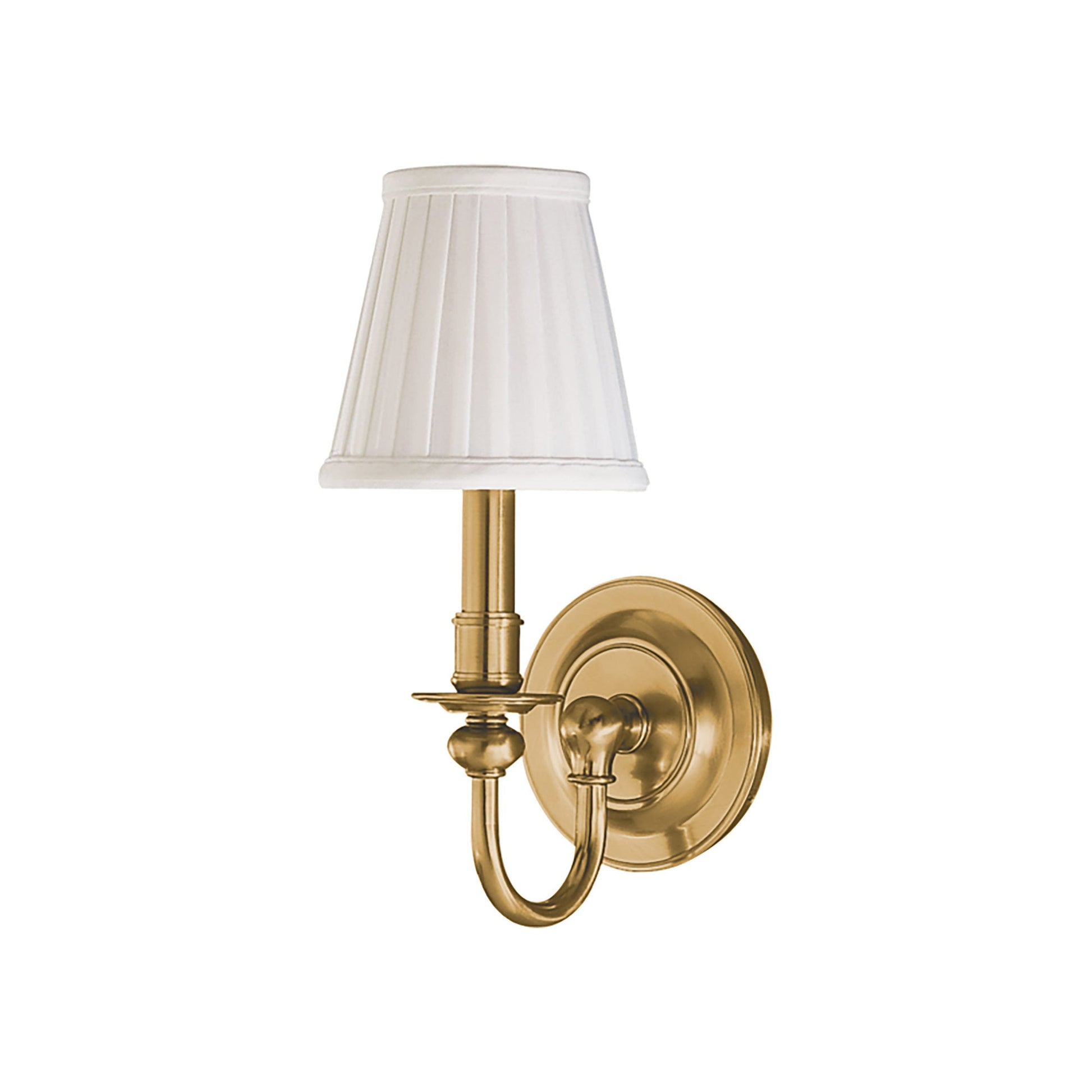 Beekman Wall Light in Aged Brass (12-Inch).