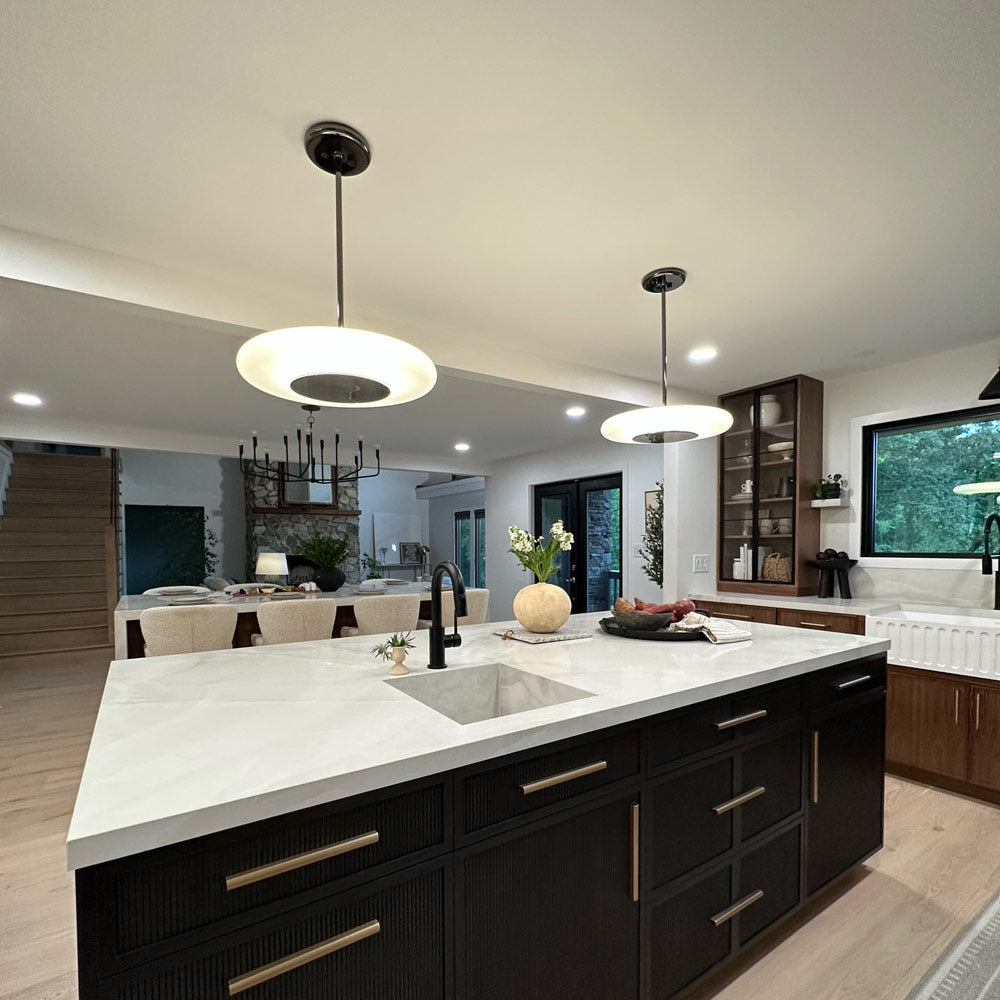 Blyford LED Pendant Light in kitchen.