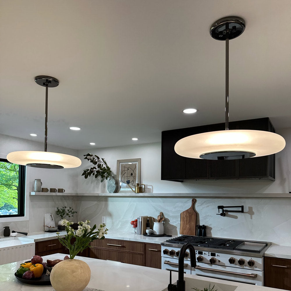 Blyford LED Pendant Light in kitchen.