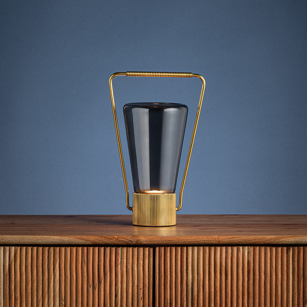 Booker LED Rechargeable Table Lamp in Detail.