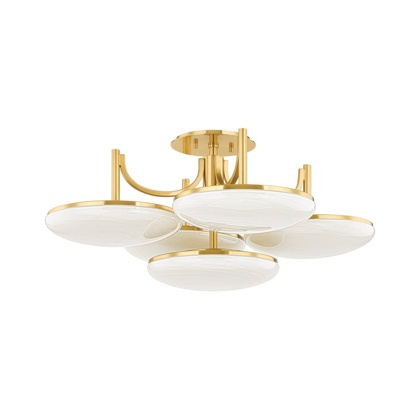 Bregman LED Semi Flush Mount Ceiling Light.
