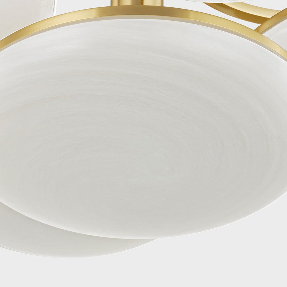 Bregman LED Semi Flush Mount Ceiling Light in Detail.