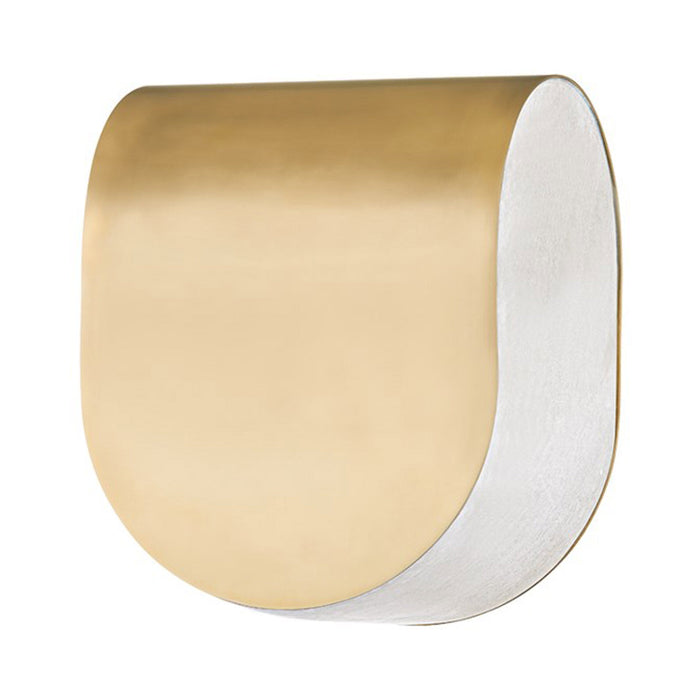 Briarwood LED Wall Light in Aged Brass (1-Light).