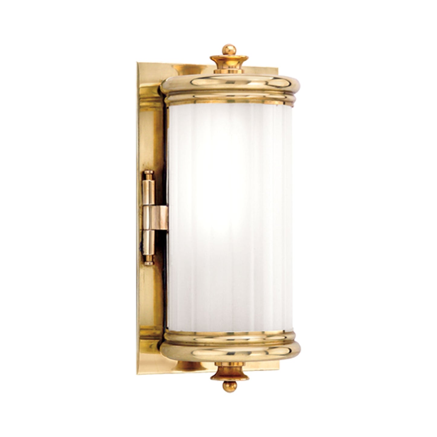 Bristol Bath Vanity Light in Aged Brass (1-Light).
