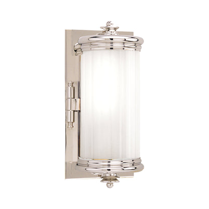 Bristol Bath Vanity Light in Polished Nickel (1-Light).