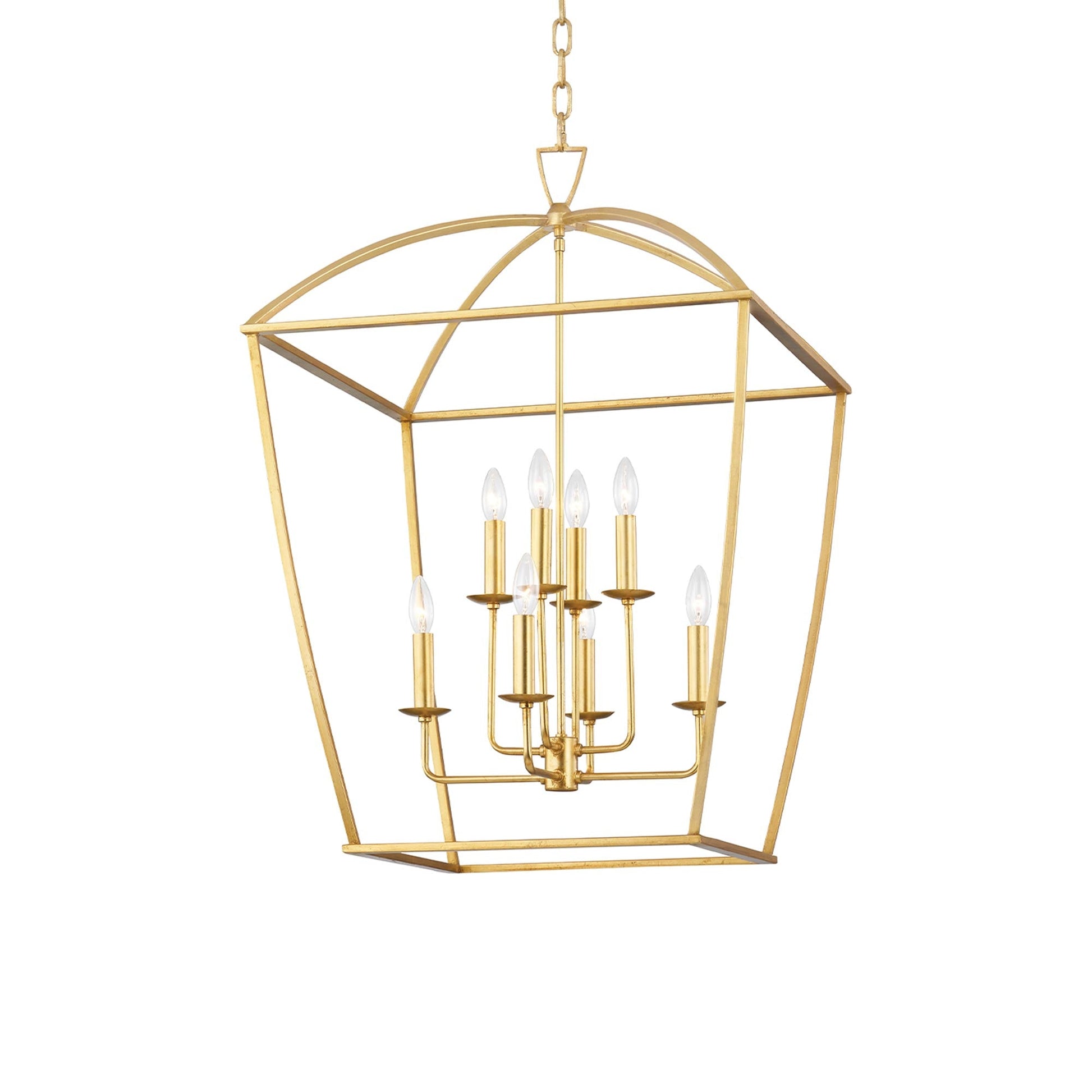 Bryant Pendant Light in Gold Leaf (24-Inch).